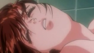 Brunette fucked in the bathroom – anime hentai movie