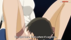 · HENTAI UNCENSORED· Busty milf does anal for the first time