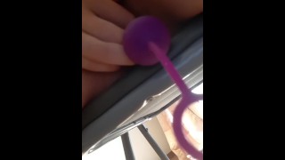 Close up pussy lips masturbate