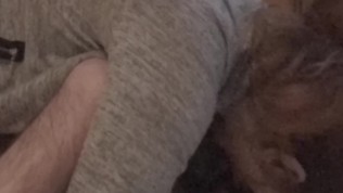 Cripple gets morning blowjob