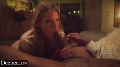 Deeper. BBC Deepthroat by Leah Lee While Husband is Sleeping