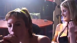Double blowjob and a fuck for Male Stripper