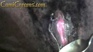 Dripping Pussy Grool Spoon Eating Ebony Hairy Throbbing Twat – Cami Creams