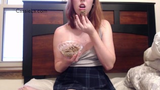 Eating Instructions for Human Toilet: Follow Along (eating chocolate)