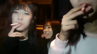 중고딩 담배 침