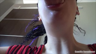 High Heels & Sexy Dress – My Wife Takes A Huge Load In Mouth & On Her Face