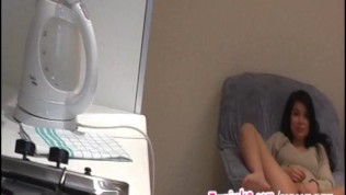 Houston,we have a problem! A really wet pussy!clip