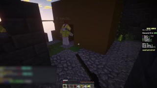 intense minecraft bedwars (i was on 1 heart)
