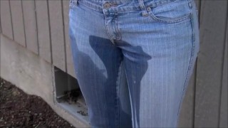 lesbians piss their jeans