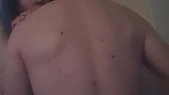 Mr Girthy me up against a wall