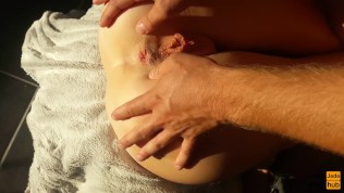 orgasme au coucher du soleil chatte fontaine mouillée bien écartée