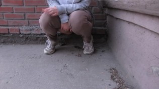 Pee in a public place and my boyfriend takes me on camera