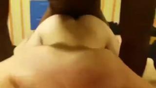 Perfect college hot wife taking bbc from behind