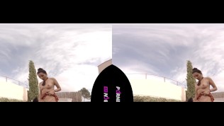 PORNBCN VR Julia de Luacia en un cosplay lesbico colegiala realidad virtual