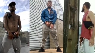 Real Men Pissing Anywhere They Want!