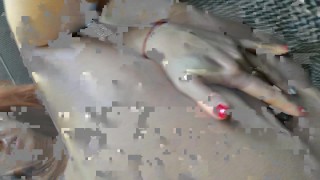 red fox makes a video of her pussy at home