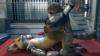 Rocket Raccoon and Fox Yiff