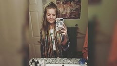 Stoner Chick Amber Rides Dick – Hippie Blonde Dreadlocks