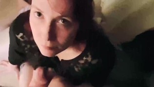 Watch as I fill her mouth with cum afeter a blowjob!