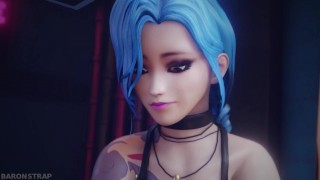 3D Animation – Hot Akali And Jinx – Part 1