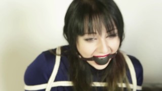 5 girls tied and ballgagged