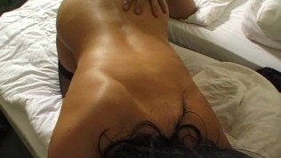 Amateur Milf in a threesome with double cumshots