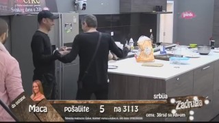 Ana Korac Celebrity Boobs Touch and