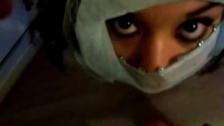 Arab wife big facial