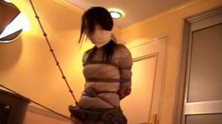 Asian girl bondage 1 (crotch rope)