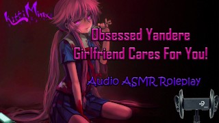 ASMR – YANDERE Girlfriend Cares For You! (ear cleaning) ( scissor ) ( latex ) Audio Roleplay