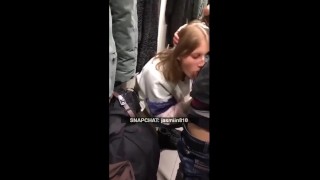 Barely legal 18 German GirlFriend gives blowjob on Public Snapchat Leak