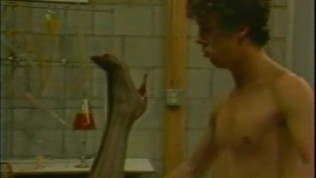 Blonde babe gets guy to eat her hairy pussy – Classic X Collection