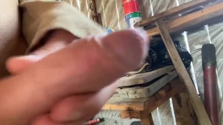 Boy show close up his hairy asshole