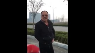 Chinese Peeing In Front Of Friend