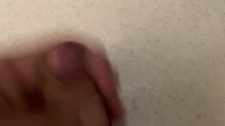 Close up dick masturbation