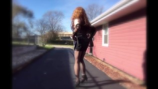 CROSSDRESSER STRIPPER MASTURBATION FANTASY