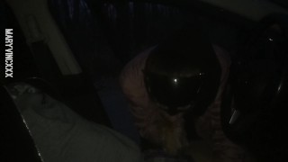 Cute Teen gives me Handjob and Blowjob on a Public Road – MARYVINCXXX