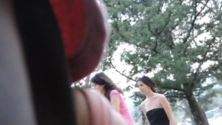 dick flash many times and finally she smiles