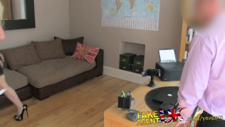 FakeAgentUK Dirty blonde bombshell makes him pay to play