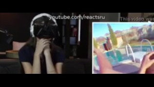 Girl watching porn hot