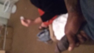 Gripping my bf Wife While he in the next Room Flashing BBC