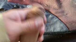 Homeless boy masturbate huge cock