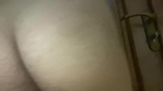 Horny boy show his hairy ass