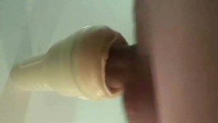 How I use my Fleshlight and cum twice !
