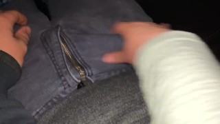 I made him cum in his pants!!