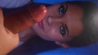 I wanking my dick on very beautiful Russian girl Katya – Cum Tribute