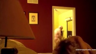 Joining a mature couple in this home video