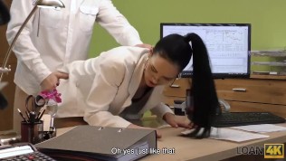 LOAN4K. Miss agrees to have sex for loan because she really needs it