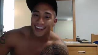 Muscle Filipino Stud Jerks His Little Dick