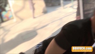 Naughty Teen Has Incredible Shagging In See Through Lorry